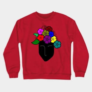 Black lady Crewneck Sweatshirt